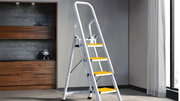 Aluminium ladder for safe household use