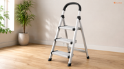 Important safety features of a 3 step aluminium ladder