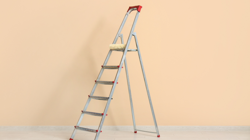 Steel ladders for safe and reliable home use